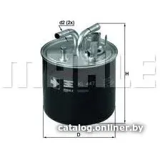 Топливный фильтр Mahle Knecht KL447