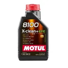 Моторное масло MOTUL 8100 X-CLEAN+ EFE 0W-30, 1л / 113091 (замена 111657)