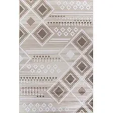 Ковер для жилой комнаты Merinos Iris МР24-STAN-CREAM-BROWN (2.4х3.4)