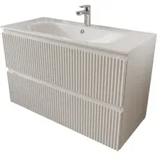 TERMINUS Тумба с умывальником Сицилия 100x62x45 с 2 ящиками SIC101002900301O (белый)