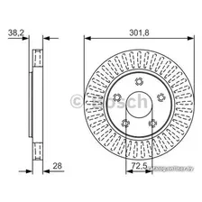 Тормозной диск Bosch 0986479U45
