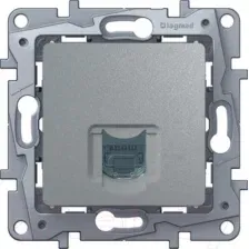 Розетка Legrand Etika 672453 (алюминий)