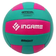Мяч волейбольный INGAME BRIGHT бирюзово-розовый