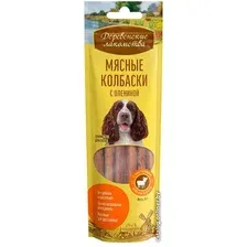 Лакомство для собак Деревенские лакомства Мясные колбаски с олениной 45 г