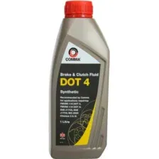 Тормозная жидкость синтетическая Сомма DOT 4 Synthetic Brake Fluid 1л FMVSS 116 DOT 4 ISO 4925 SAE J-1704 допускается с COMMA BF41L