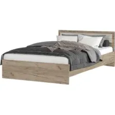Кровать Тащи в дом Гармония КР609 120х200 (крафт серый/крафт белый)