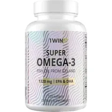 Жирные кислоты 1WIN Omega-3 высокой концентрации (120 капсул)