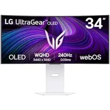 Игровой монитор LG UltraGear OLED 34GX90SA-W