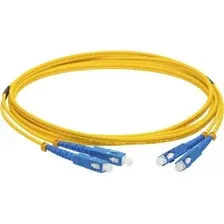 Кабель Lanmaster LAN-2SC-2SC/SU-1.0 (1м, желтый)