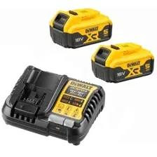 Аккумулятор с зарядным устройством DeWalt DCB1104P2 (18В/2x5 Ач + 12/18В)