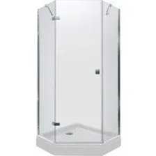 Душевой уголок Triton Сигма 100x100 (хром, с поддоном)