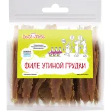 Лакомство для собак Dog Fest Филе утиной грудки 500 г