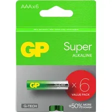 Батарейка GP Super G-Tech LR03/24AETA21-2GVPSBV6
