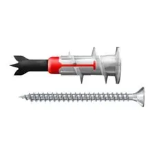 Дюбель для гипсокартона FISCHER Duoblade S с саморезом 545684f (6шт)