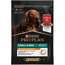 Консервированный корм для собак Pro Plan Small Mini Adult с говядиной 85 г