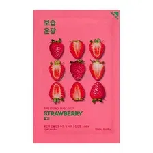 Маска для лица HOLIKA HOLIKA Pure Essence Mask Sheet Strawberry тканевая для увлажнения и сияния