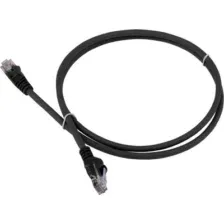 Кабель Lanmaster LAN-PC45/U6-5.0-BK (5м, черный)