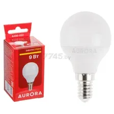 Лампа светодиодная E14 AURORA STARTUL G45 9 Вт 2700K (A200-022)