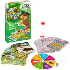 Развивающая игра Bondibon Умная сова. Веселый зоопарк ВВ4003