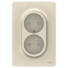 Розетка Schneider Electric NU206344 (Бежевый)