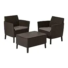 Набор садовой мебели Salemo Balcony set коричневый