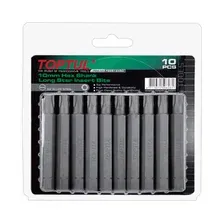 Насадка Torx T30 75 мм 10 штук TOPTUL (FSEB1230G)