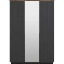 Шкаф распашной Black Red White Jasmin SZF3D (графит/дуб артизан)