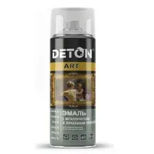 Эмаль акриловая DETON ART золотой декор металл 0,52л аэрозоль