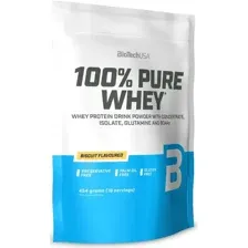 Протеин комплексный BioTech USA 100% Pure Whey (бисквит, 454 г)