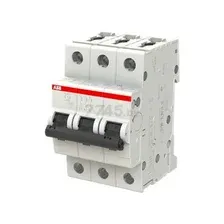 Автоматический выключатель ABB S203-C1.6 3P 1,6A C 10кА (2CDS253001R0974)