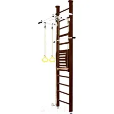 Детский спортивный комплекс Kampfer Helena Maxi Ceiling (стандарт, шоколадный/белый)