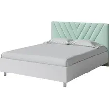 Кровать PROxSON Ora 160x200 (белый/Teddy 337 мятный)