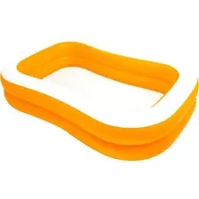 Надувной бассейн Intex 57181 (оранжевый, 229х147х46)