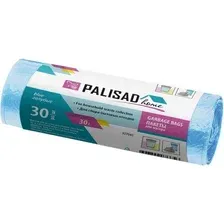 Пакеты для мусора Palisad Home 30л / 927045 (30шт, голубой)