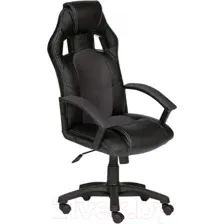 Кресло геймерское Tetchair Driver экокожа/ткань (черный/серый)