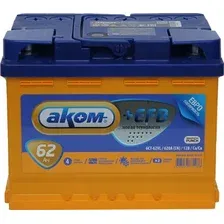 Автомобильный аккумулятор AKOM 6СТ-62 Евро EFB (62 А/ч)