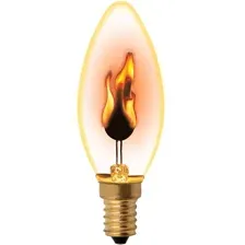 Лампочка Uniel IL-N-C35-3/RED-FLAME/E14/CL UL-00002981