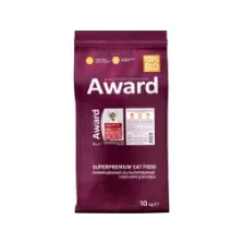 Сухой корм для кошек AWARD Indoor Big Cats курица и говядина с брокколи 10 кг 