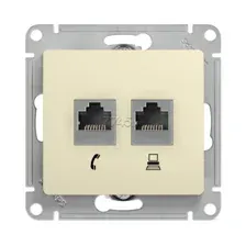 Розетка Systeme (Schneider) Electric Glossa GSL000285