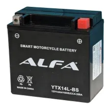 Мотоциклетный аккумулятор ALFA YTX14L-BS (14 Ач)