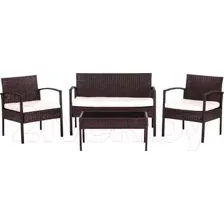 Комплект садовой мебели Tetchair Лаундж (коричневый/бежевый)