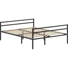Кровать Домаклево Металика Г2+Г2 160x200 (черный)
