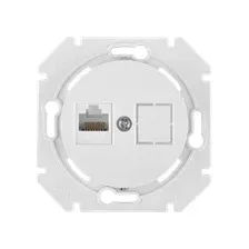 Розетка компьютерная RJ-45 скрытая BYLECTRICA Прованс белая