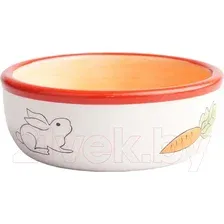 Миска для грызунов Mr. Kranch Кролик / MKR021803 (оранжевый)