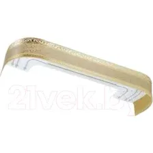 Карниз для штор LEGRAND Монарх с поворотами 3.2 / 58068152 (светлый)