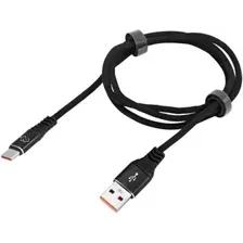 Кабель Digma DG-USBA-С-1M-27W (1м, черный)