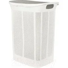 Корзина для белья Keeplex Ajur KL410111048 (белый)
