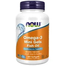 БАД Now Foods Omega-3 Mini 500 мг (180 капсул)