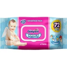 Влажные салфетки детские Ultra Compact Angels (72шт)
