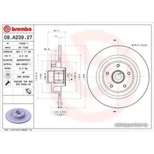 Тормозной диск Brembo 08A23927